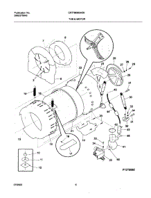 07 - Wshr Tub,Motor parts for Frigidaire Washer CRTR9300AS0 from AppliancePartsPros.com