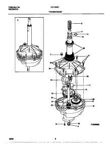 04 - Transmission parts for Frigidaire Washer F21C645CT3 from AppliancePartsPros.com