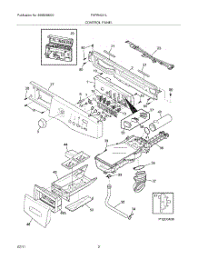 03 - Control Panel parts for Frigidaire Washer FAFW4221LW0 from AppliancePartsPros.com