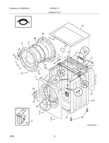 05 - Cabinet / Top parts for Frigidaire Washer FAFW3517KB0 from AppliancePartsPros.com