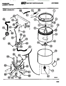 05 - Washer-Tubs, Hoses parts for Frigidaire Washer Dryer Combo LCE462LW2 from AppliancePartsPros.com
