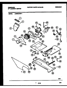 03 - Motor, Blower And Cabinet Parts parts for Frigidaire Washer Dryer Combo LCE902ADD1 from AppliancePartsPros.com