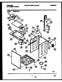 05 - Cabinet Parts parts for Frigidaire Washer Dryer Combo LCE902ADD1 from AppliancePartsPros.com