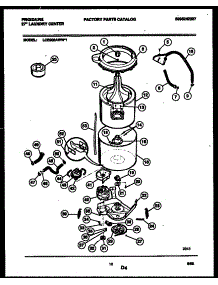 06 - Tub Detail parts for Frigidaire Washer Dryer Combo LCE902ADD1 from AppliancePartsPros.com