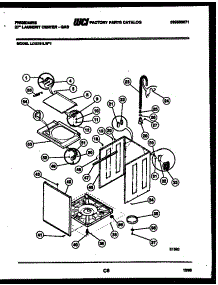 05 - Cabinet Parts parts for Frigidaire Washer Dryer Combo LCG731LL1 from AppliancePartsPros.com