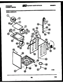 05 - Cabinet Parts parts for Frigidaire Washer Dryer Combo LCG751LW2 from AppliancePartsPros.com