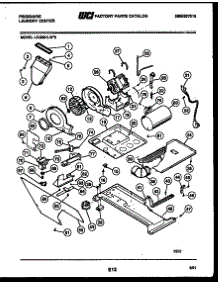03 - Motor, Blower And Cabinet Parts parts for Frigidaire Washer Dryer Combo LCG851LL0 from AppliancePartsPros.com