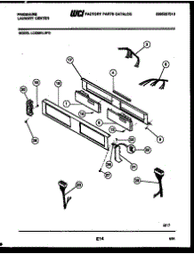 04 - Console And Control Parts parts for Frigidaire Washer Dryer Combo LCG851LL0 from AppliancePartsPros.com