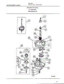 Transmission parts for Frigidaire Washer 6009-80A from AppliancePartsPros.com