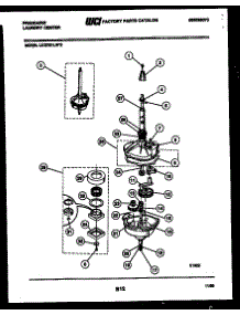 07 - Transmission Parts parts for Frigidaire Washer Dryer Combo LCG751LL2 from AppliancePartsPros.com
