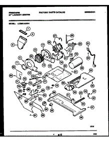 03 - Motor, Blower And Cabinet Parts parts for Frigidaire Washer Dryer Combo LCG901AWW1 from AppliancePartsPros.com