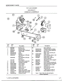 Console And Controls parts for Frigidaire Washer 6506-87C from AppliancePartsPros.com