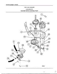 Washer Drive System / Pump parts for Frigidaire Washer 6506-87C from AppliancePartsPros.com