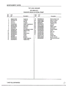 Washer Drive System / Pump Page 2 parts for Frigidaire Washer 6506-87C from AppliancePartsPros.com