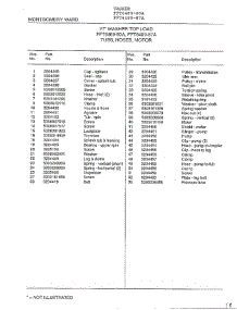 Tub, Hoses, Motor Page 2 parts for Frigidaire Washer 6489-80A from AppliancePartsPros.com
