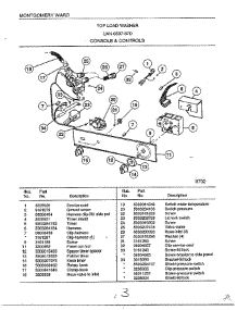 Console And Controls parts for Frigidaire Washer 6507-87D from AppliancePartsPros.com