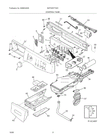 03 - Control Panel parts for Frigidaire Washer BAFW3577KW1 from AppliancePartsPros.com