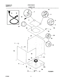 03 - Wshr Cab,Top parts for Frigidaire Washer CRWS7900AS0 from AppliancePartsPros.com