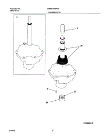 07 - Transmission parts for Frigidaire Washer CRWS7900AS0 from AppliancePartsPros.com