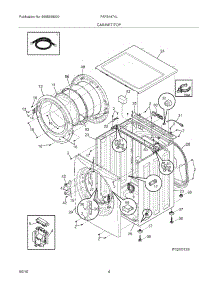 05 - Cabinet / Top parts for Frigidaire Washer FAFS4474LW0 from AppliancePartsPros.com