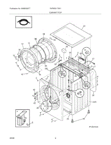 05 - Cabinet / Top parts for Frigidaire Washer FAFW3517KN1 from AppliancePartsPros.com