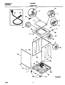 02 - Cabinet / Top parts for Frigidaire Washer FWS235RFS0 from AppliancePartsPros.com