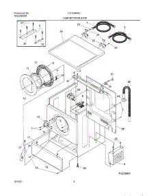 05 - Wshr Cab,Door parts for Frigidaire Washer FTF630AS0 from AppliancePartsPros.com