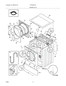 05 - Cabinet / Top parts for Frigidaire Washer FTFB4000FS1 from AppliancePartsPros.com