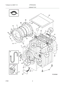 05 - Cabinet Top parts for Frigidaire Washer ATFB7000EG0 from AppliancePartsPros.com