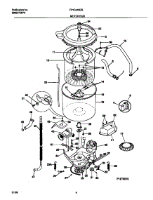 03 - Motor / Tub parts for Frigidaire Washer F21C445CT2 from AppliancePartsPros.com