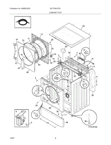 05 - Cabinet / Top parts for Frigidaire Washer BLTF2940FS1 from AppliancePartsPros.com