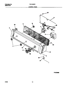05 - Control Panel parts for Frigidaire Washer F21C445CT2 from AppliancePartsPros.com