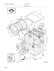 05 - Cabinet / Top parts for Frigidaire Washer FAFW3511KR0 from AppliancePartsPros.com