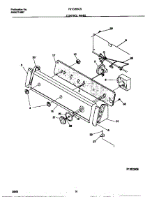 05 - Control Panel parts for Frigidaire Washer F21C235CS1 from AppliancePartsPros.com