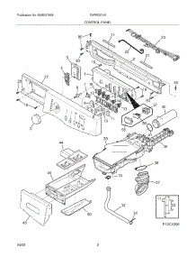 03 - Control Panel parts for Frigidaire Washer FAFW3574KB0 from AppliancePartsPros.com