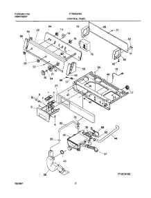 03 - Control Panel parts for Frigidaire Washer FTR630AS0 from AppliancePartsPros.com