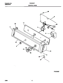 05 - Control  Panel parts for Frigidaire Washer FWS223RFS0 from AppliancePartsPros.com