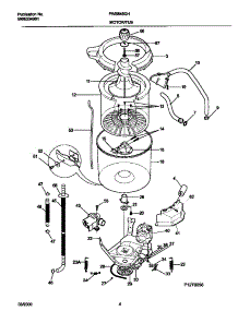 03 - P12t0056 Wshr Mtr,Hose parts for Frigidaire Washer FWS645GHS0 from AppliancePartsPros.com