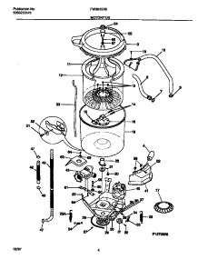 03 - Motor / Tub parts for Frigidaire Washer FWS645RBS4 from AppliancePartsPros.com