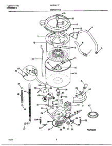 Motor / Tub parts for Frigidaire Washer FWS6977E from AppliancePartsPros.com