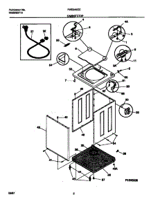 02 - Cabinet / Top parts for Frigidaire Washer FWS845GCS4 from AppliancePartsPros.com