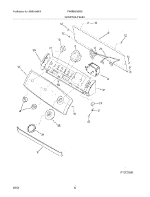 09 - Control / Panel parts for Frigidaire Washer FWSB6600ES0 from AppliancePartsPros.com