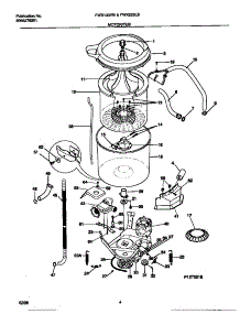 03 - Motor / Tub parts for Frigidaire Washer FWX133RBS3 from AppliancePartsPros.com
