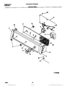 05 - Control Panel parts for Frigidaire Washer FWX133RBS3 from AppliancePartsPros.com
