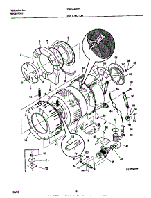 04 - Tub & Motor parts for Frigidaire Washer FWT445GCS0 from AppliancePartsPros.com