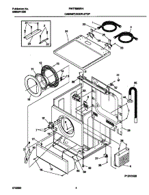 03 - Wshr Cab,Door parts for Frigidaire Washer FWTR865RHQ0 from AppliancePartsPros.com
