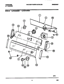 05 - Console & Controls parts for Frigidaire Washer FWX233NBS1 from AppliancePartsPros.com
