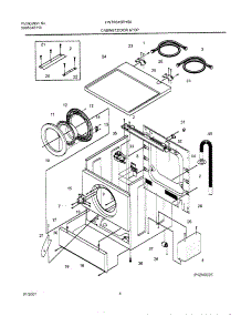 05 - Wshr Cab,Door parts for Frigidaire Washer FWTR645RHS0 from AppliancePartsPros.com