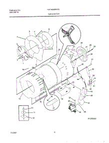 07 - Wshr Tub,Motor parts for Frigidaire Washer FWTR645RHS0 from AppliancePartsPros.com