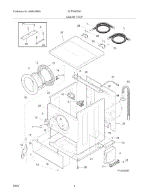 05 - Cabinet / Top parts for Frigidaire Washer GLTF530DS0 from AppliancePartsPros.com